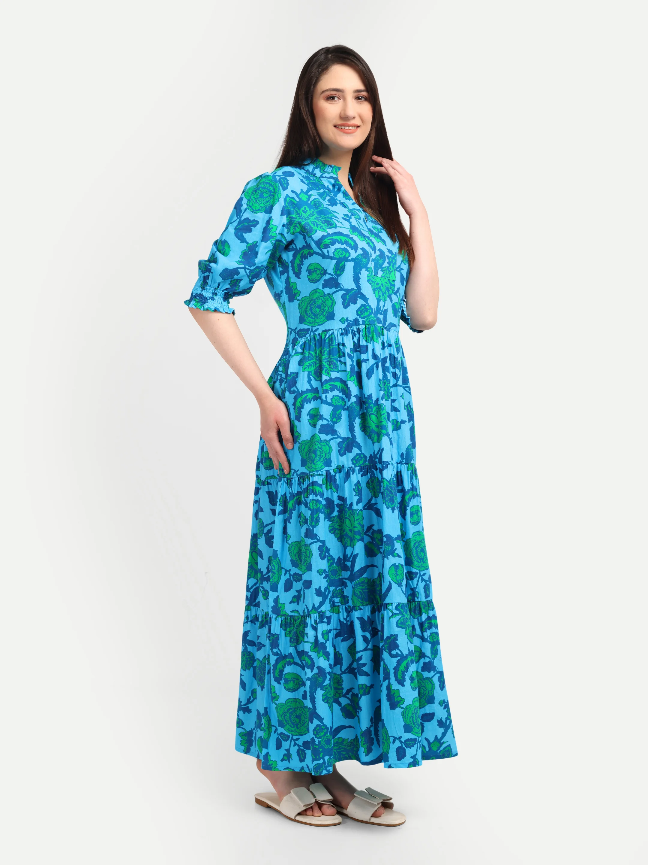 female model ecommerce photography Western Wear Dresses
